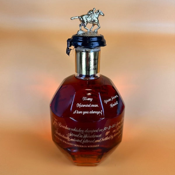 Blanton's Bourbon Engraved Bottle