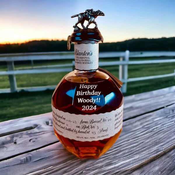 Blanton's Customized Bourbon Bottle