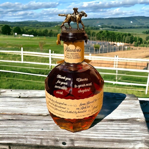 Blanton's Bourbon Engraved Bottle