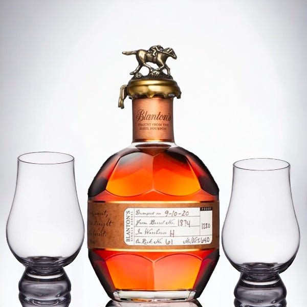 Blanton's Bourbon Selection With Glencairn Glasses Gift Set