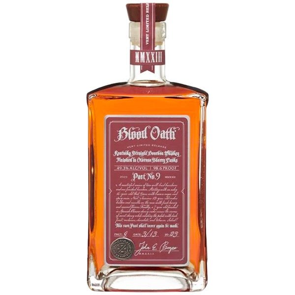 Blood Oath Pact 9 Limited Release Kentucky Bourbon Whiskey
