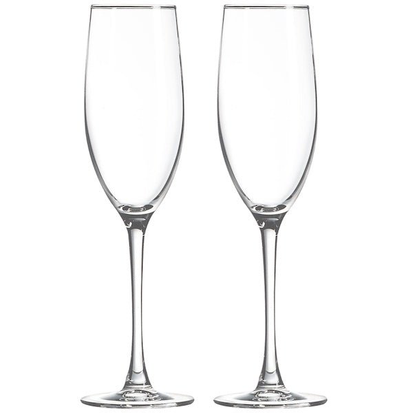 Customizable Flute Glasses (Set of 2)