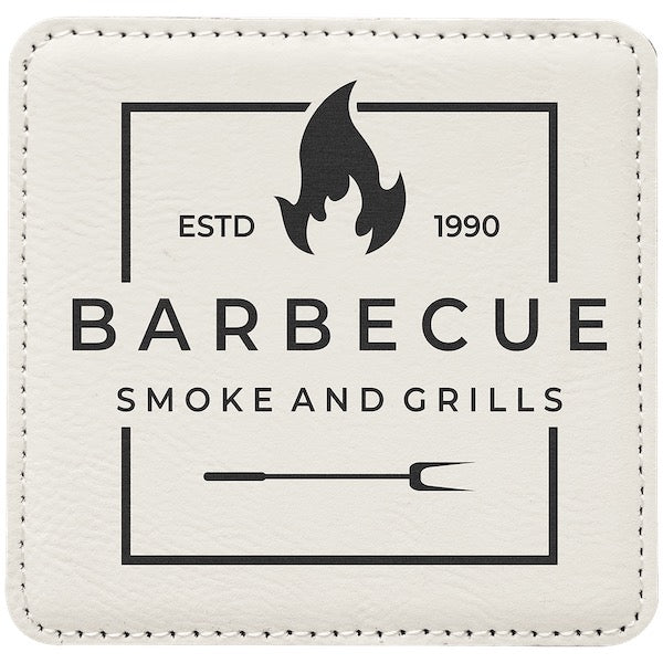 Customizable Square Leatherette Coaster
