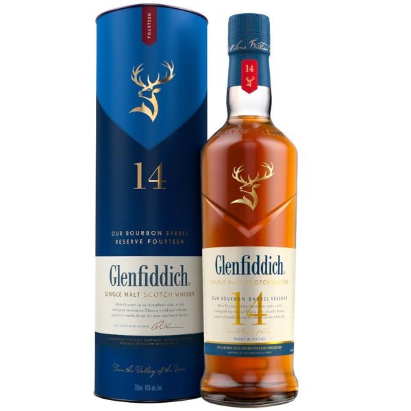 Glenfiddich 14 Year Old Bourbon Barrel Reserve Scotch Whisky