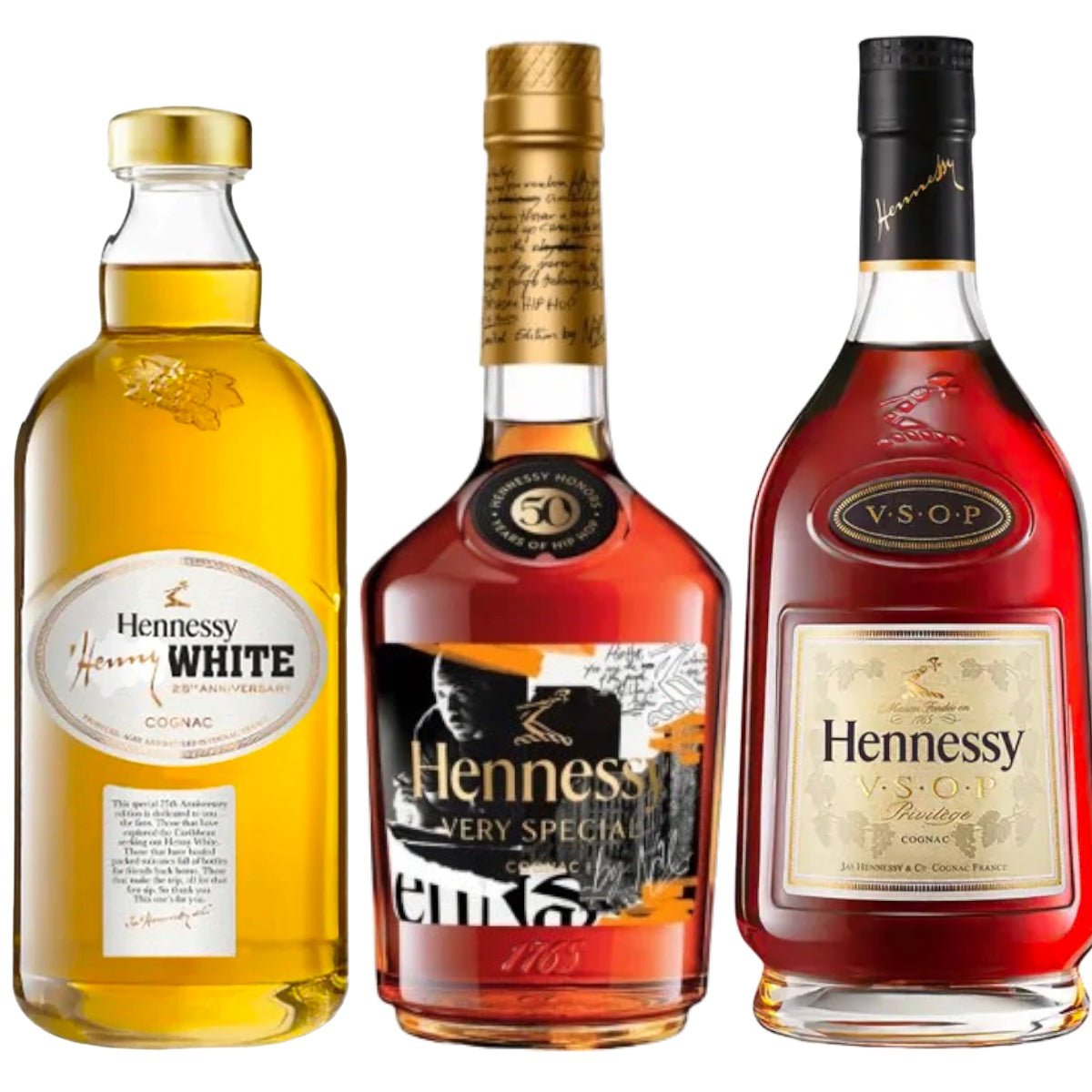 Hennessy V.S. 50Yrs Of Hip Hop, White and VSOP Bundle