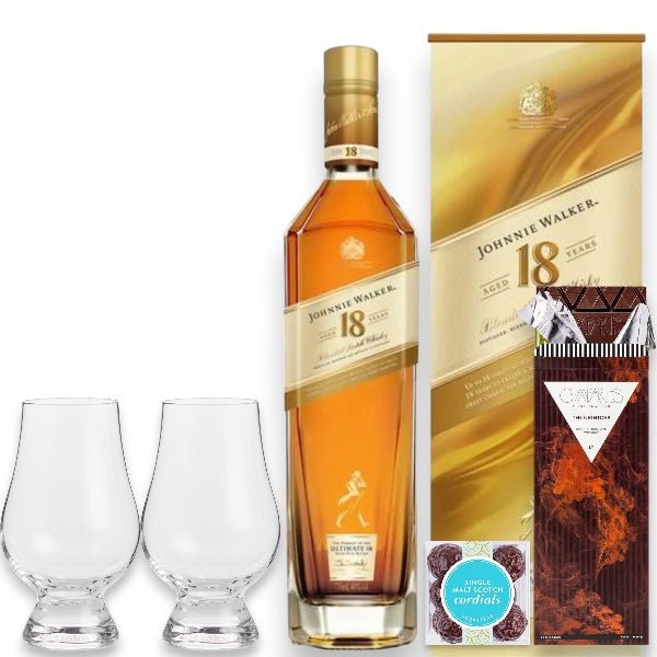 Johnnie Walker Gold Label Reserve and Ultimate 18 Blended Scotch Whisky Gift Set