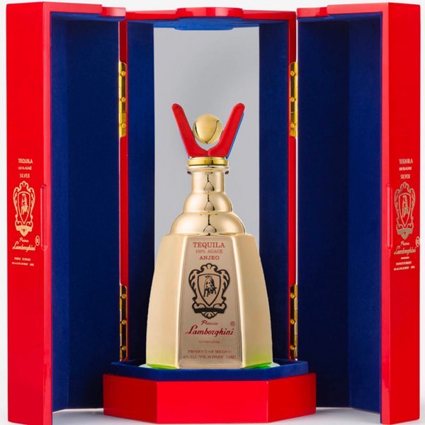 Lamborghini Anejo Tequila in The Gift Box