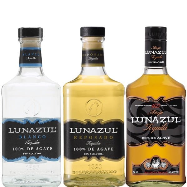 Lunazul Blanco, Reposado and Anejo Tequila Bundle