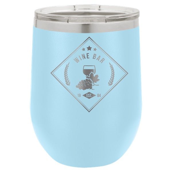 Polar Camel 12 oz. Vacuum Insulated Stemless Wine Tumbler with Lid