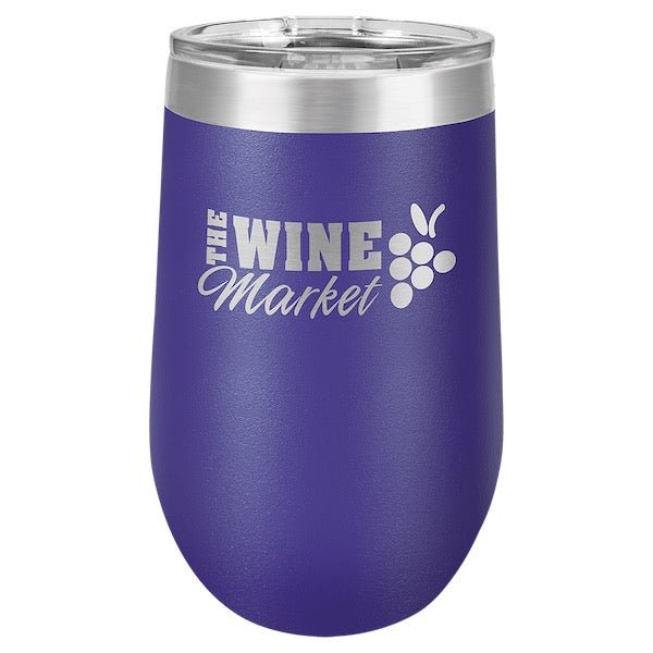Polar Camel 16 oz. Vacuum Insulated Stemless Wine Tumbler with Lid