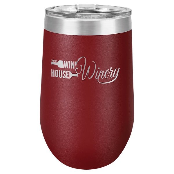 Polar Camel 16 oz. Vacuum Insulated Stemless Wine Tumbler with Lid