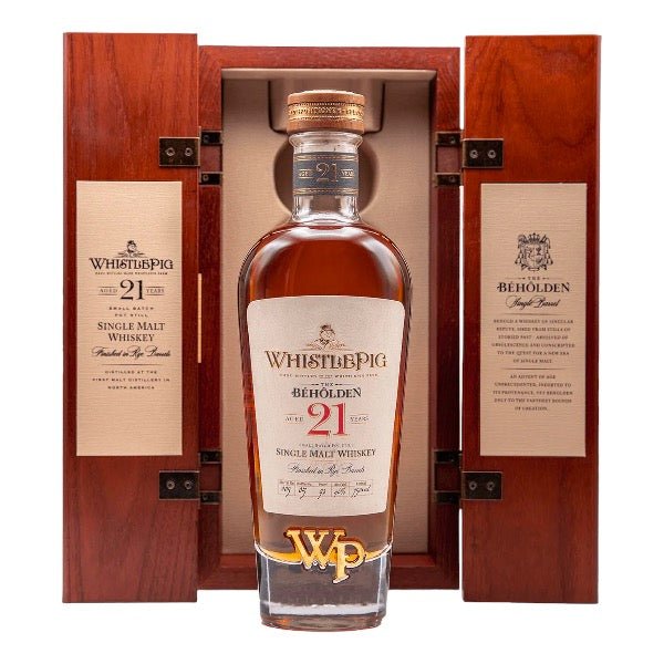 WhistlePig The Beholden 21 Year Single Malt Whiskey