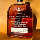 Woodford Reserve Engraved Whiskey Bottle