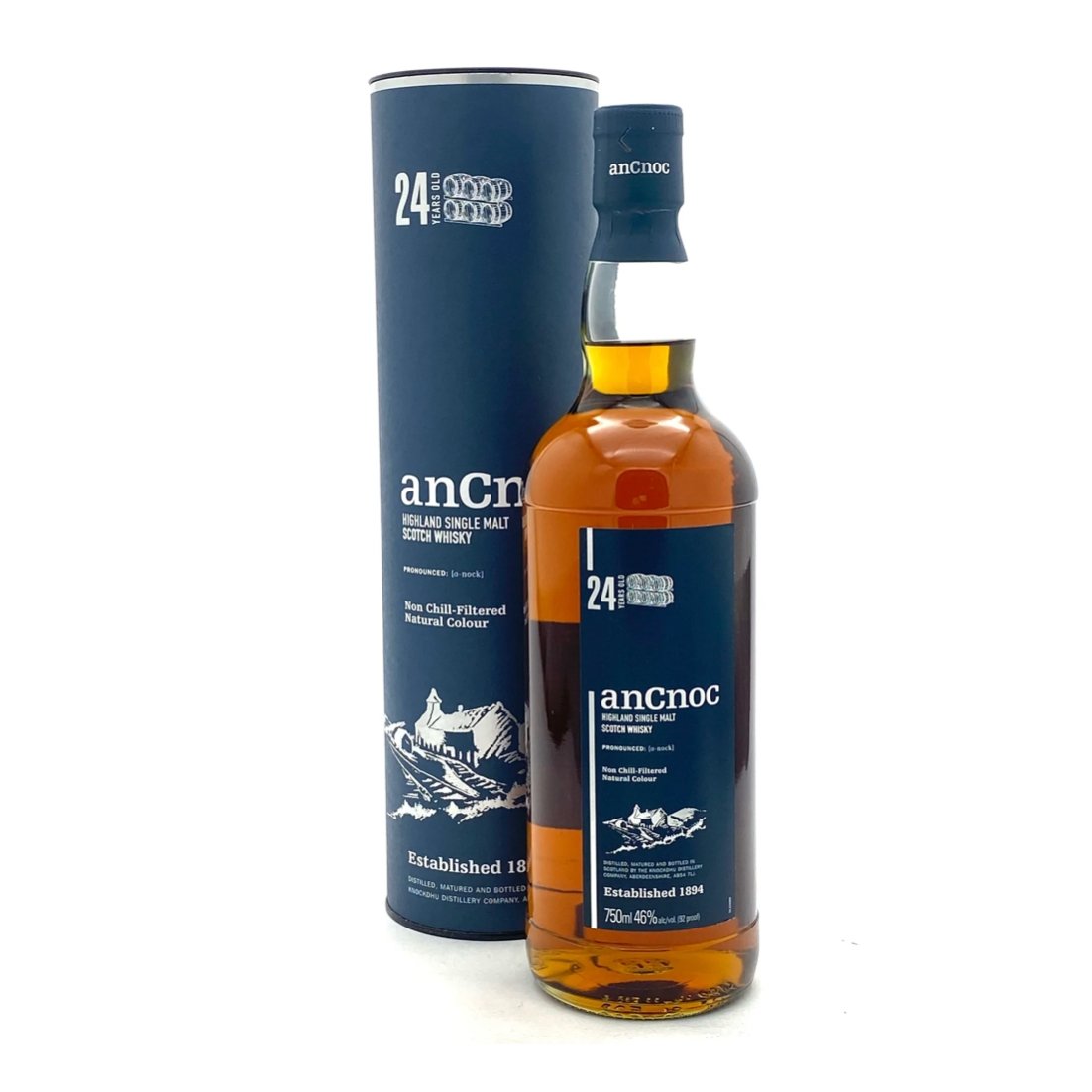 Ancnoc 24 Year Highland Single Malt Scotch Whisky  