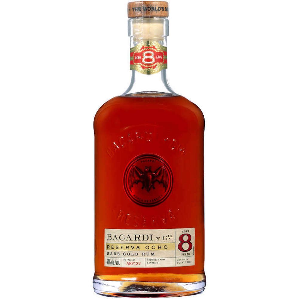 Bacardi Reserva Ocho 8 Year Rare Gold Rum  