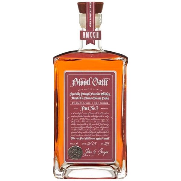 Blood Oath Pact 9 Limited Release Kentucky Bourbon Whiskey  