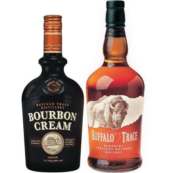 Buffalo Trace Bourbon Whiskey and Bourbon Cream Liqueur 2pk Bundle  