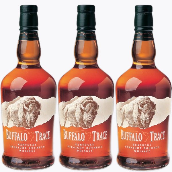 Buffalo Trace Kentucky Straight Bourbon Whiskey 3 Bottles Bundle  