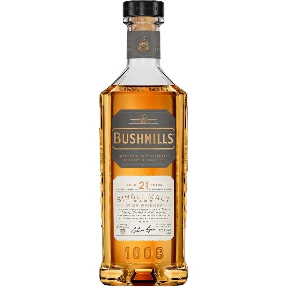 Bushmills 21 Year Old Single Malt Irish Whiskey  