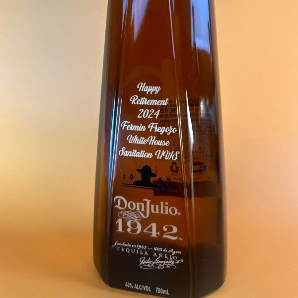 Customized Don Julio 1942 Anejo Tequila  Bottle  