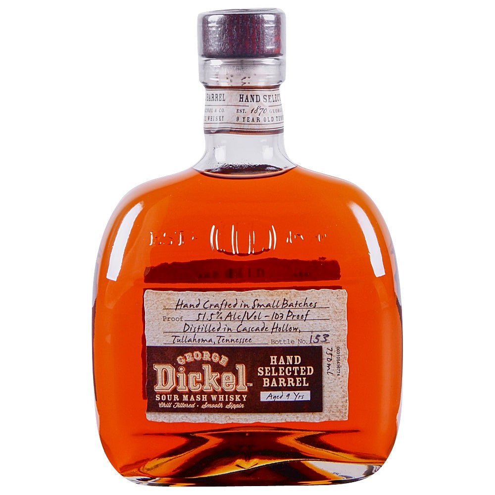George Dickel Hand Selected Barrel 9 Year Old Tennessee Whiskey  