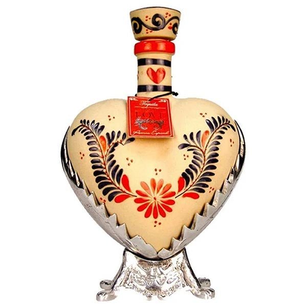 Grand Love Ceramic Heart Reposado Tequila  