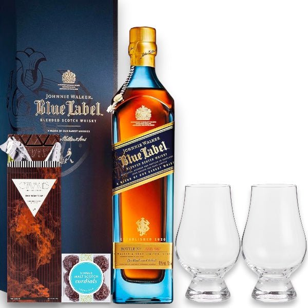 Johnnie Walker Blue Label Blended Scotch Whiskey Gift Set  