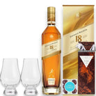 Johnnie Walker Gold Label Reserve and Ultimate 18 Blended Scotch Whisky Gift Set  