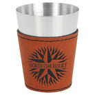 Leatherette & Stainless Steel Shot Glass  