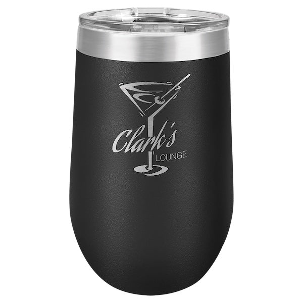 Polar Camel 16 oz. Vacuum Insulated Stemless Wine Tumbler with Lid  