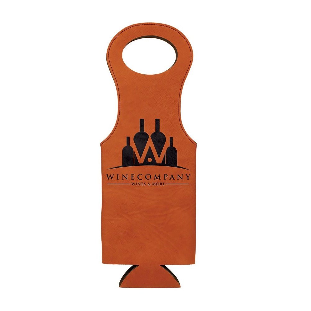 Rawhide Engravable Leatherette Wine Bag  