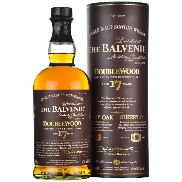 The Balvenie DoubleWood 17年 700ml The Balvenie Double Wood 17 Year Single Malt Scotch Whisky