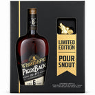 WhistlePig PiggyBack 6 Year Rye Whiskey Pourer Gift Set, 750 ml