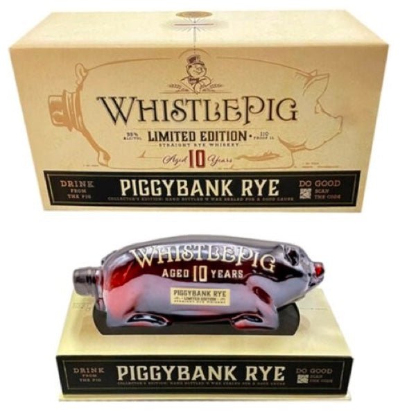 WhistlePig PiggyBank 10 Year Rye Limited Edition Whiskey  
