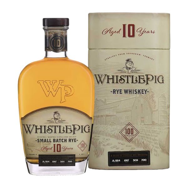WhistlePig Small Batch Rye 10 Year Whiskey  
